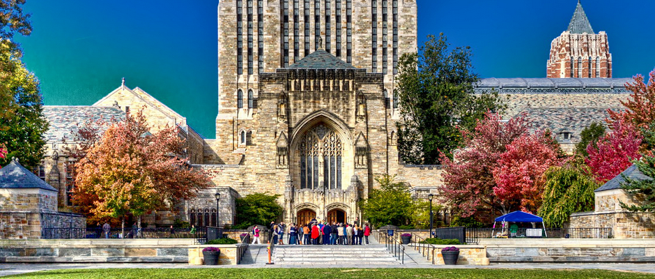 耶鲁大学全景图片