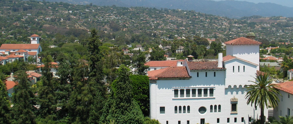 加州大学圣塔芭芭拉分校全景图片