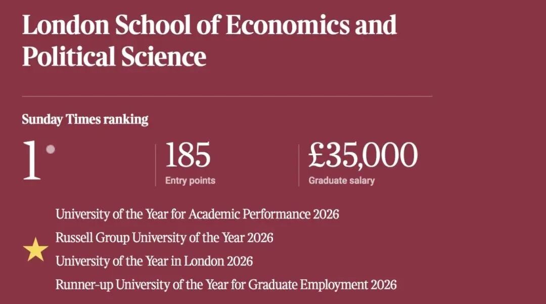 2026 英国大学排名惊变!牛剑意外跌出前三甲,26fall 留学申请风向将转?图5