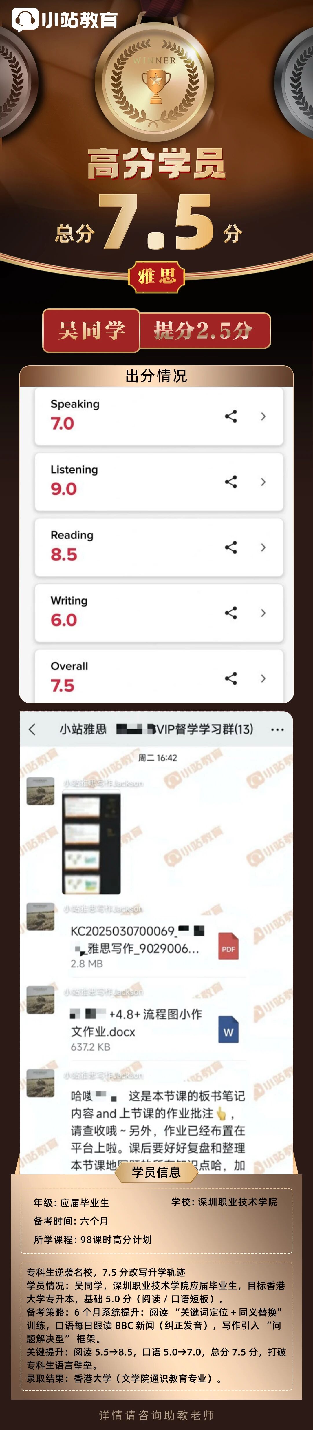 上海同济学生力荐!小站雅思徐汇线下课,官方师资周末冲 7+图14