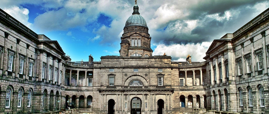 爱丁堡大学全景图片